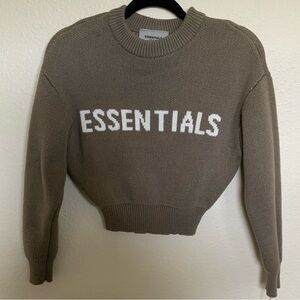 BOYS Essentials knit sweater.